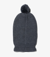 Face Beanie - Wool Sweater Knit