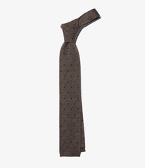 Knit Tie - Wool Polka Dot