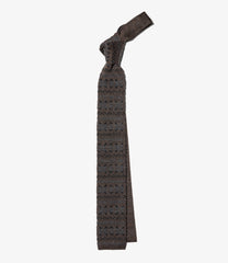 Knit Tie - Wool Fairisle