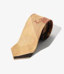 Neck Tie - Cotton Bird Block Jacquard