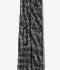 Neck Tie - Poly Wool Herringbone