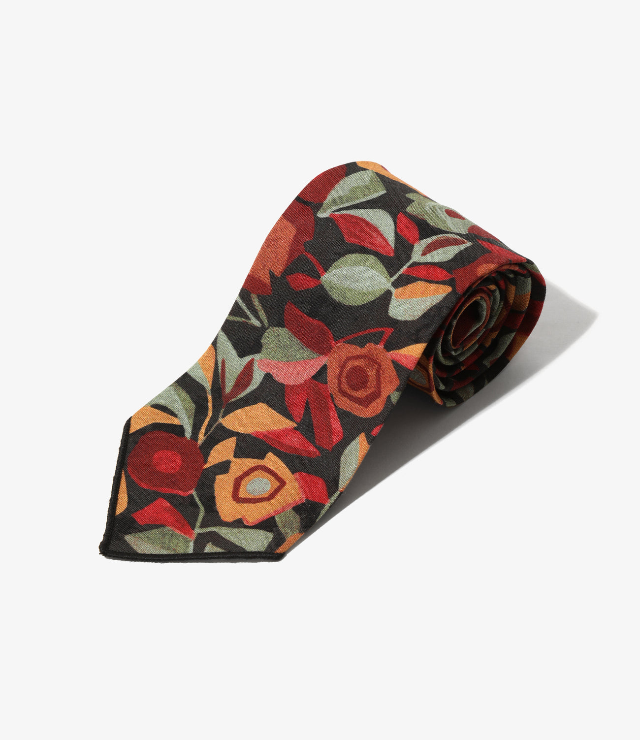 Neck Tie - Cotton Rose Print