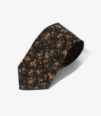 Neck Tie - 21W Corduroy Small Floral Print