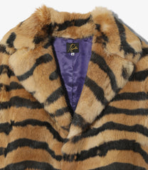 Rabbit Fur Coat - Animal Printed