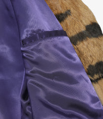Rabbit Fur Coat - Animal Printed