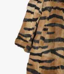Rabbit Fur Coat - Animal Printed