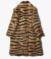 Rabbit Fur Coat - Animal Printed