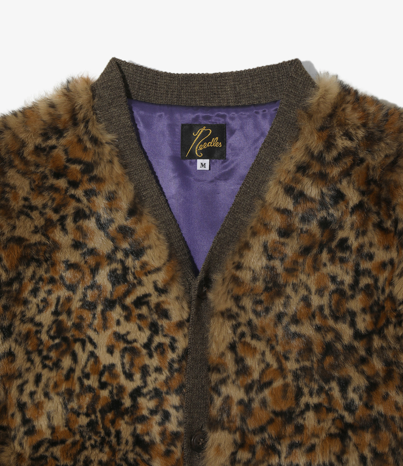 Rabbit Fur Cardigan - Animal Printed
