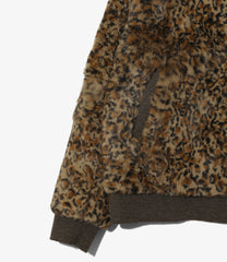 Rabbit Fur Cardigan - Animal Printed