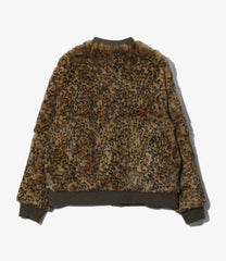 Rabbit Fur Cardigan - Animal Printed