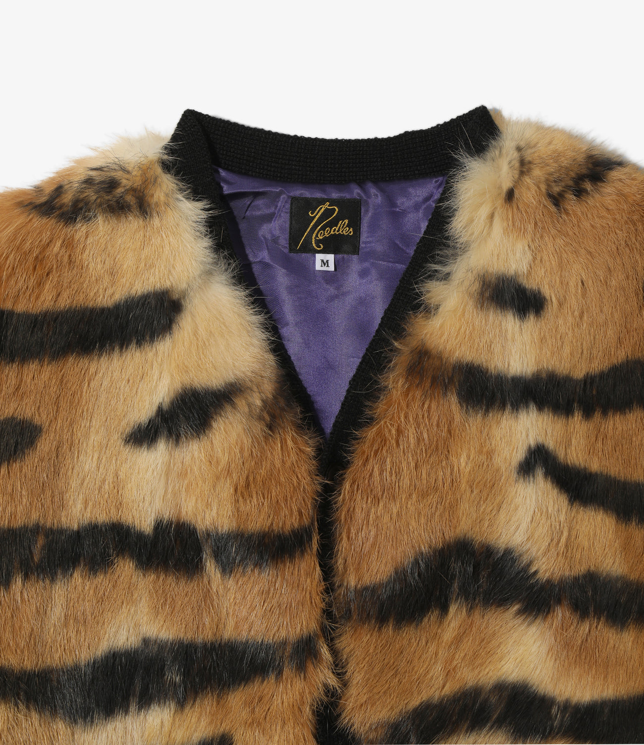 Rabbit Fur Cardigan - Animal Printed