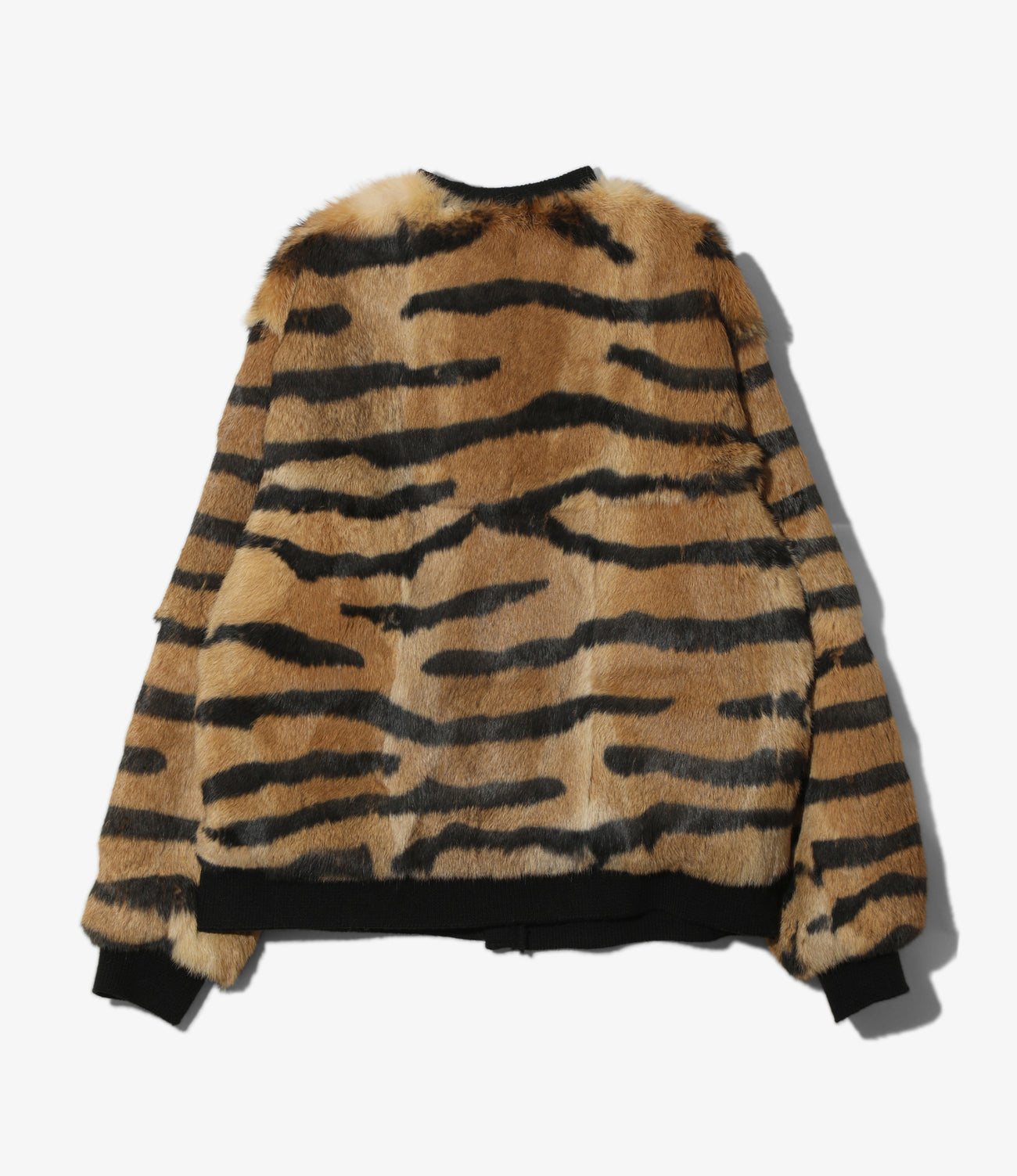 Rabbit Fur Cardigan - Animal Printed