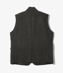 Travel Vest - Harris Tweed