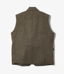 Travel Vest - Harris Tweed