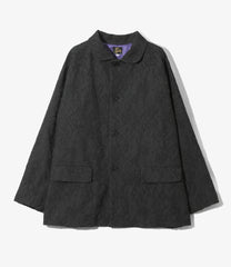 Round Collar Jacket - Papillon Jacquard