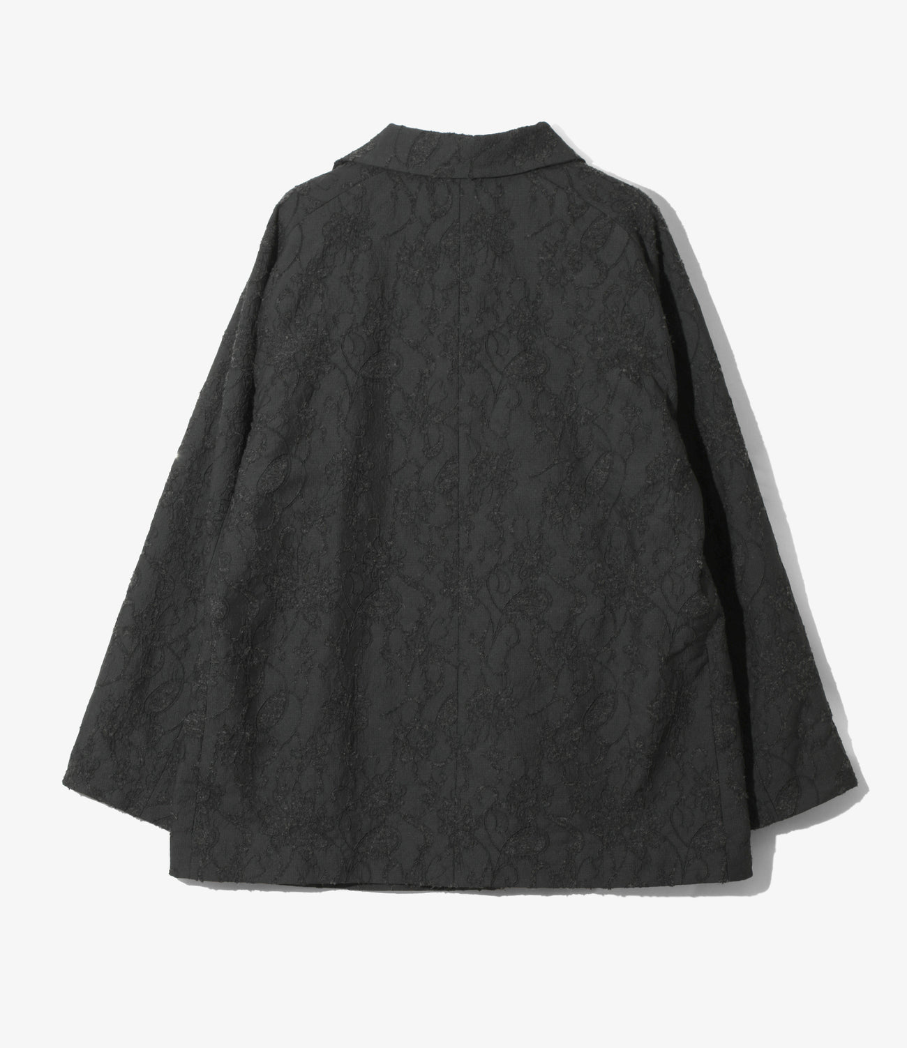 Round Collar Jacket - Papillon Jacquard