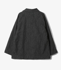 Round Collar Jacket - Papillon Jacquard