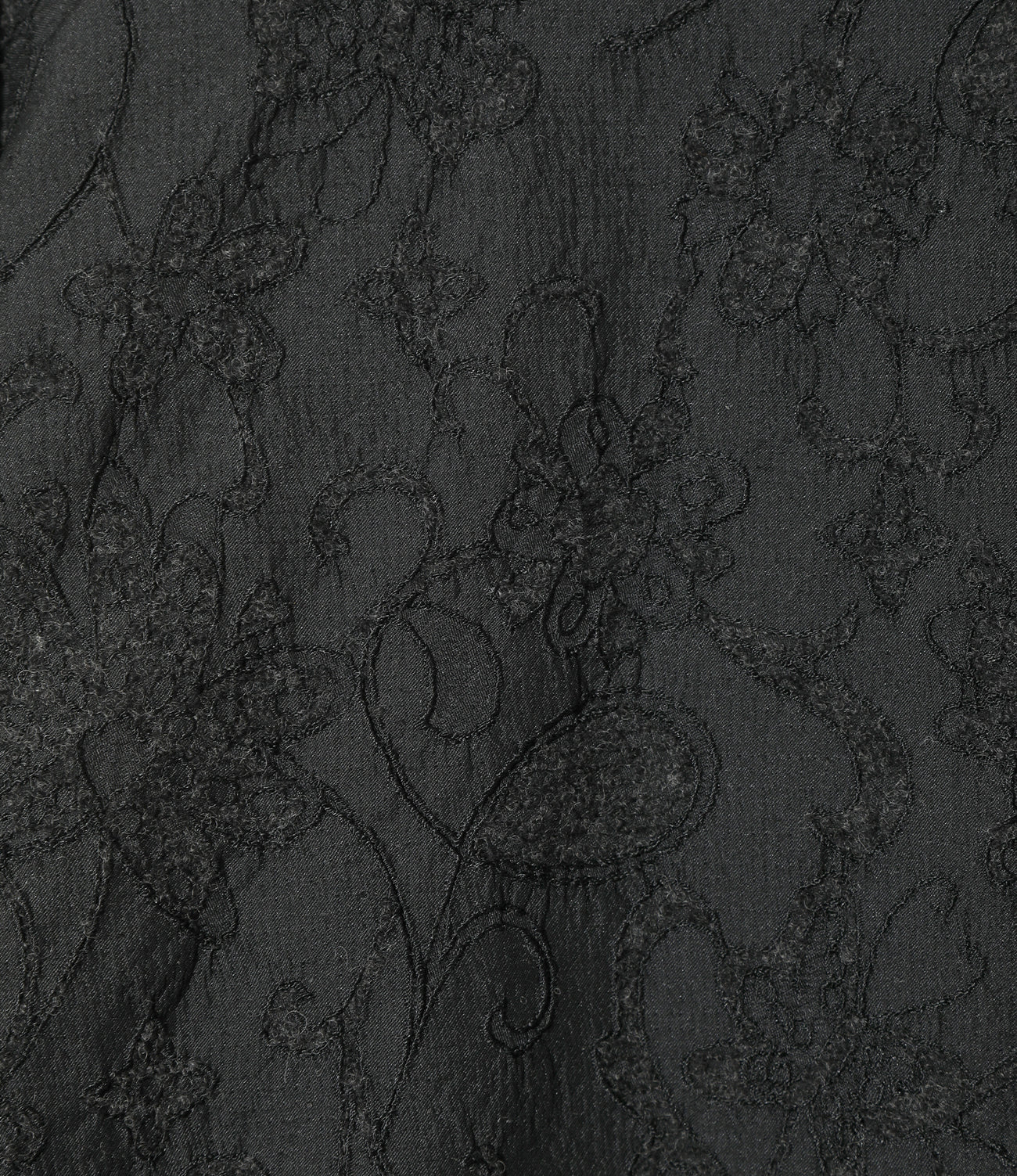 Round Collar Jacket - Papillon Jacquard