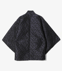 Haori Jacket - Leopard Jacquard