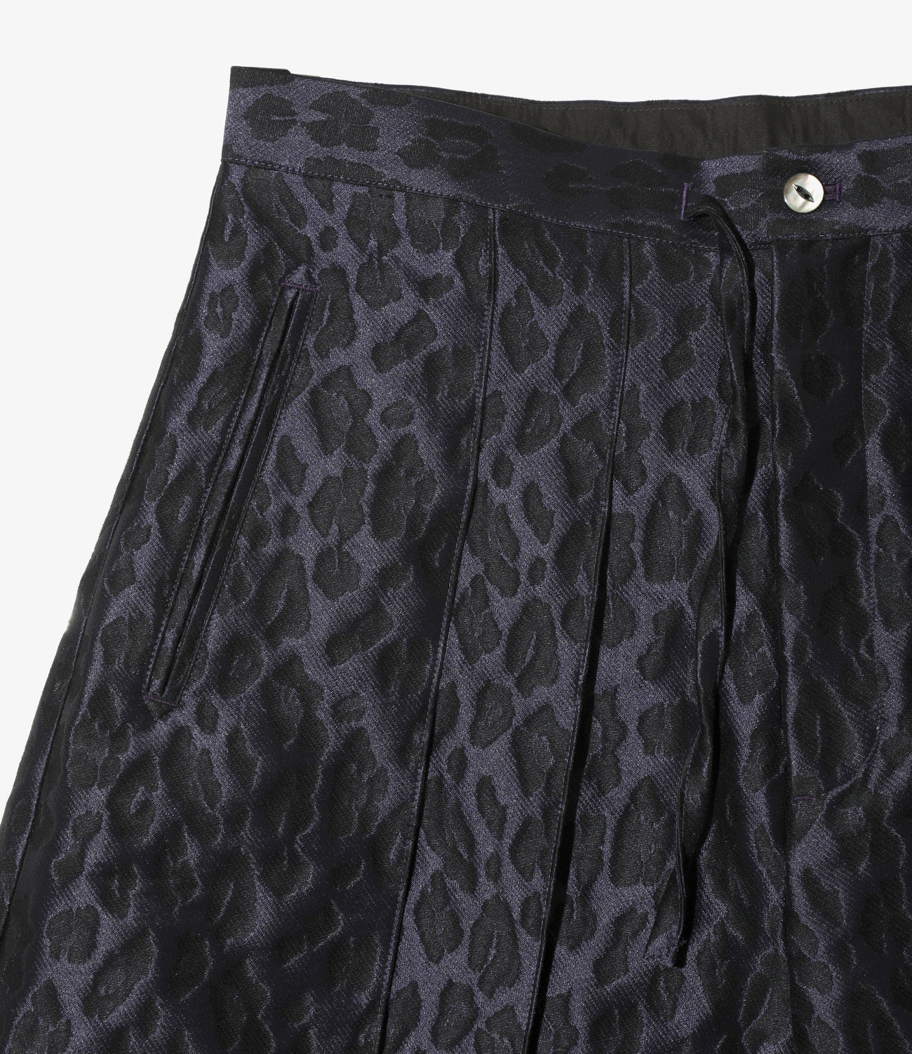 Hakama Pant - Leopard Jacquard