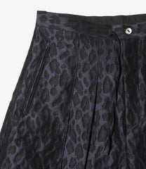 Hakama Pant - Leopard Jacquard
