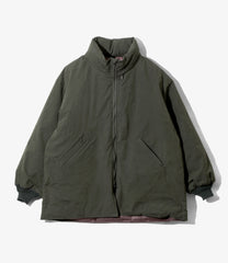 Hooded Down Sur Coat - Waxed High Density