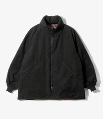Hooded Down Sur Coat - Waxed High Density