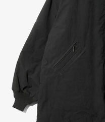 Hooded Down Sur Coat - Waxed High Density