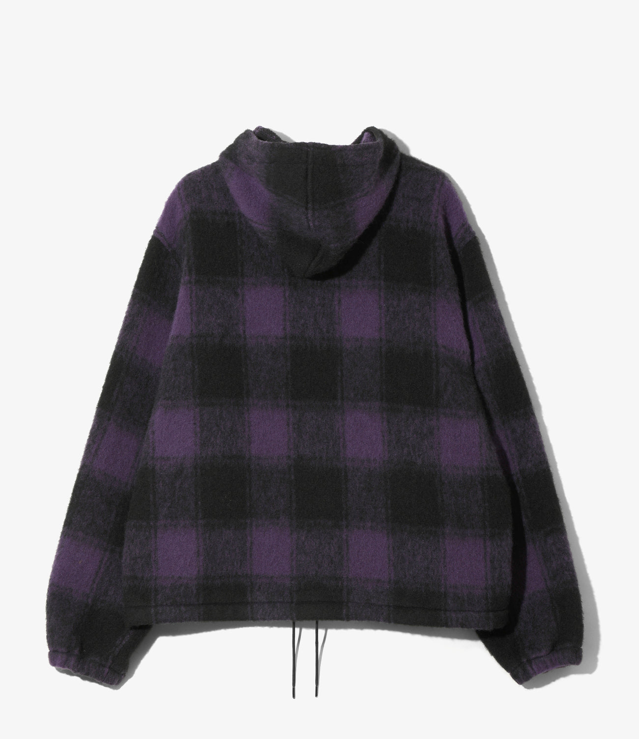Half Zipped Pullover Hoody - Wool Shaggy