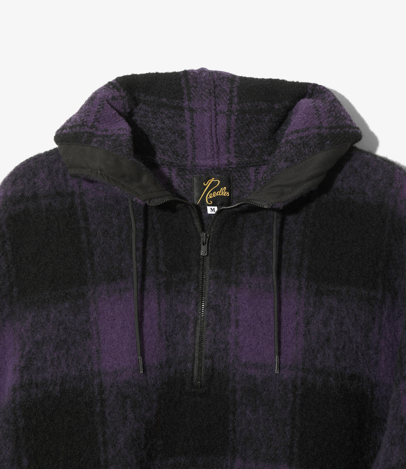 Half Zipped Pullover Hoody - Wool Shaggy