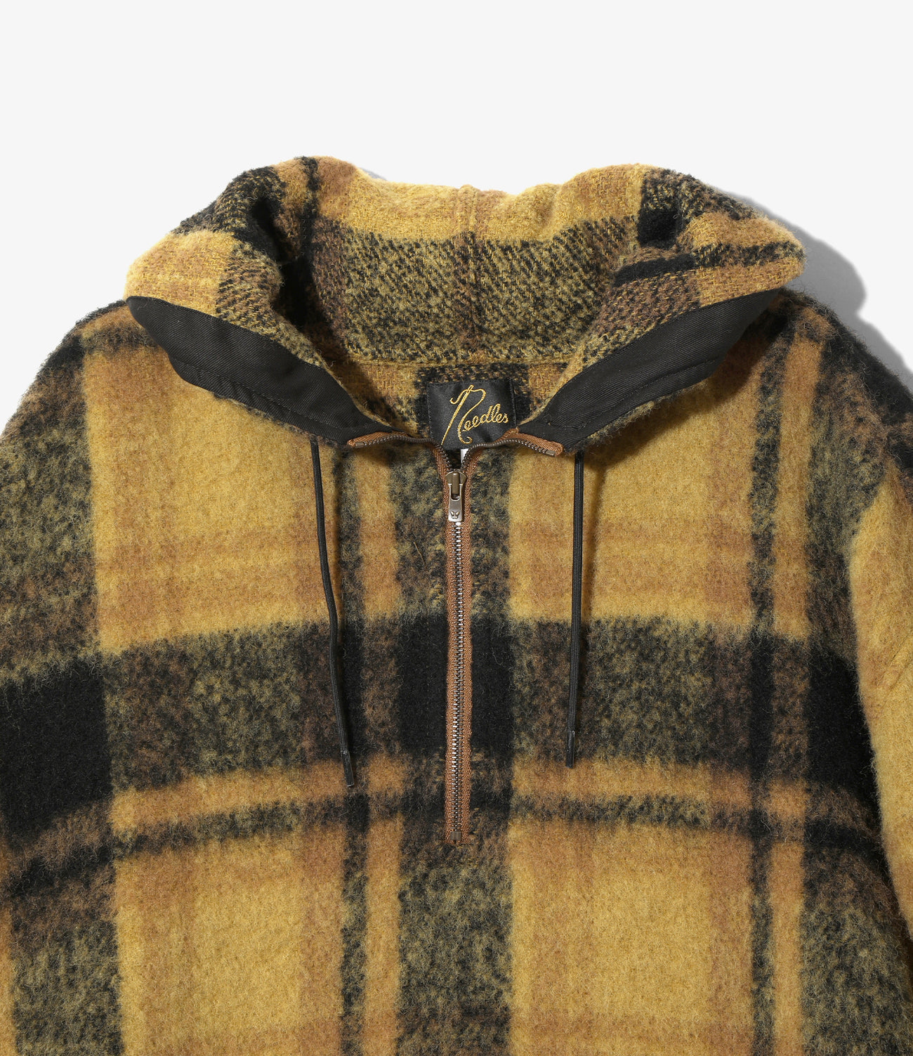 Half Zipped Pullover Hoody - Wool Shaggy