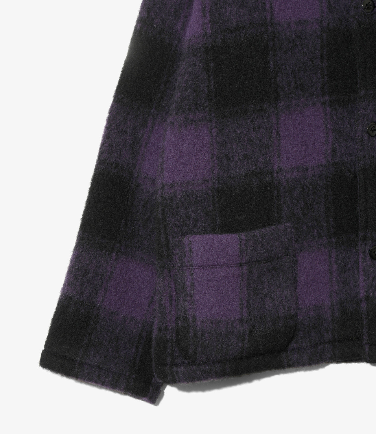 Widespread Collar Shirt - Wool Shaggy
