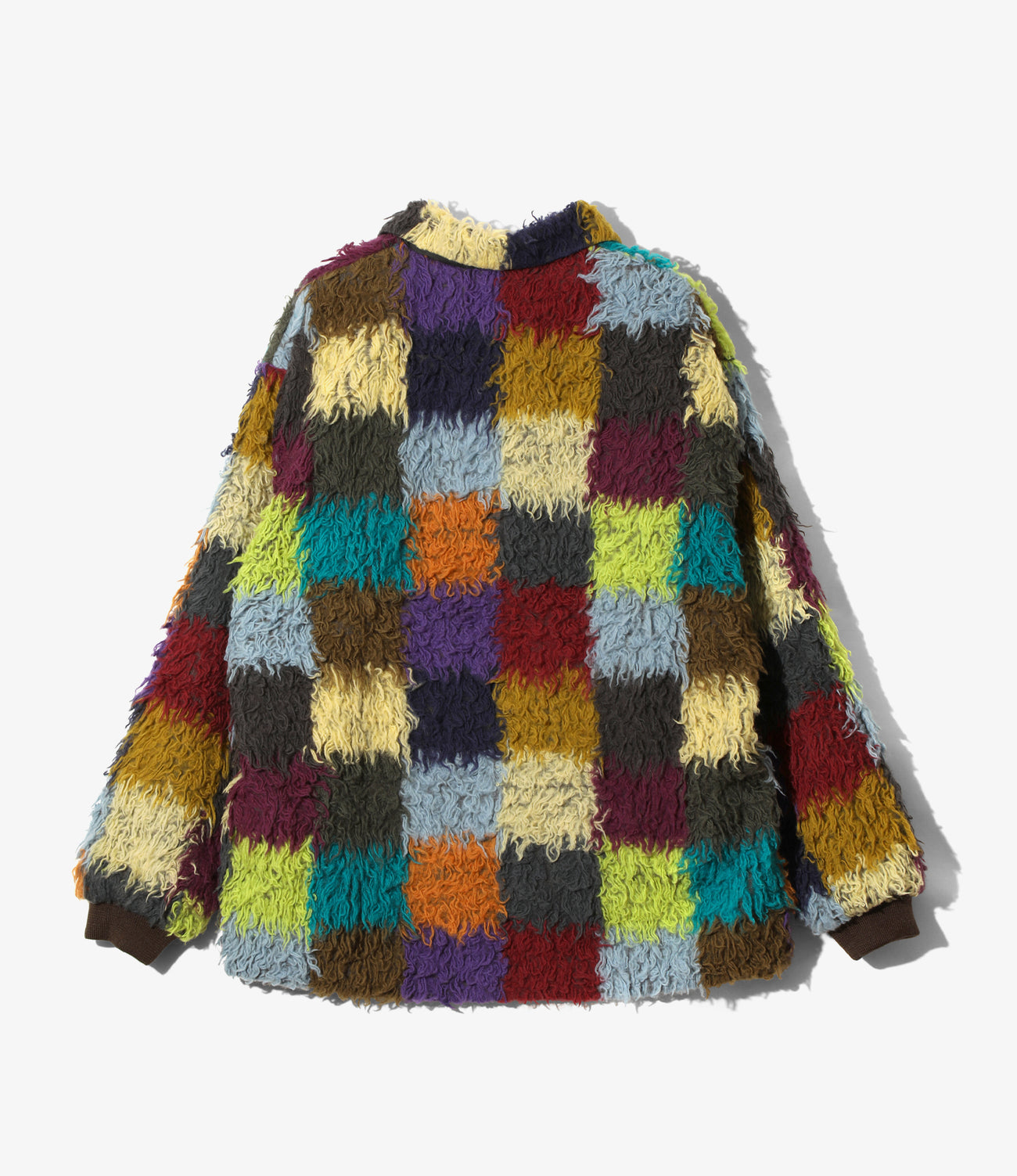 Fur Jacket - Multi Color Block