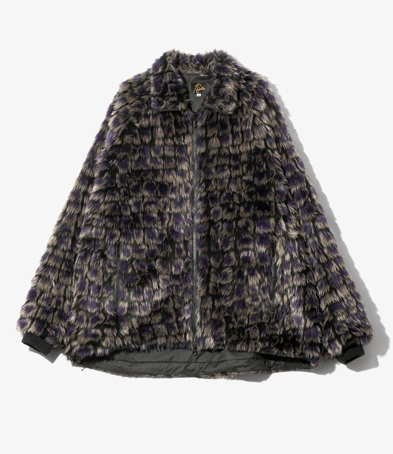Raglan Fur Jacket - Crocodile Fur