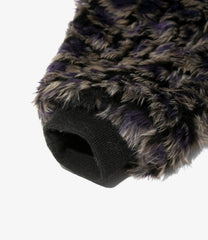 Raglan Fur Jacket - Crocodile Fur