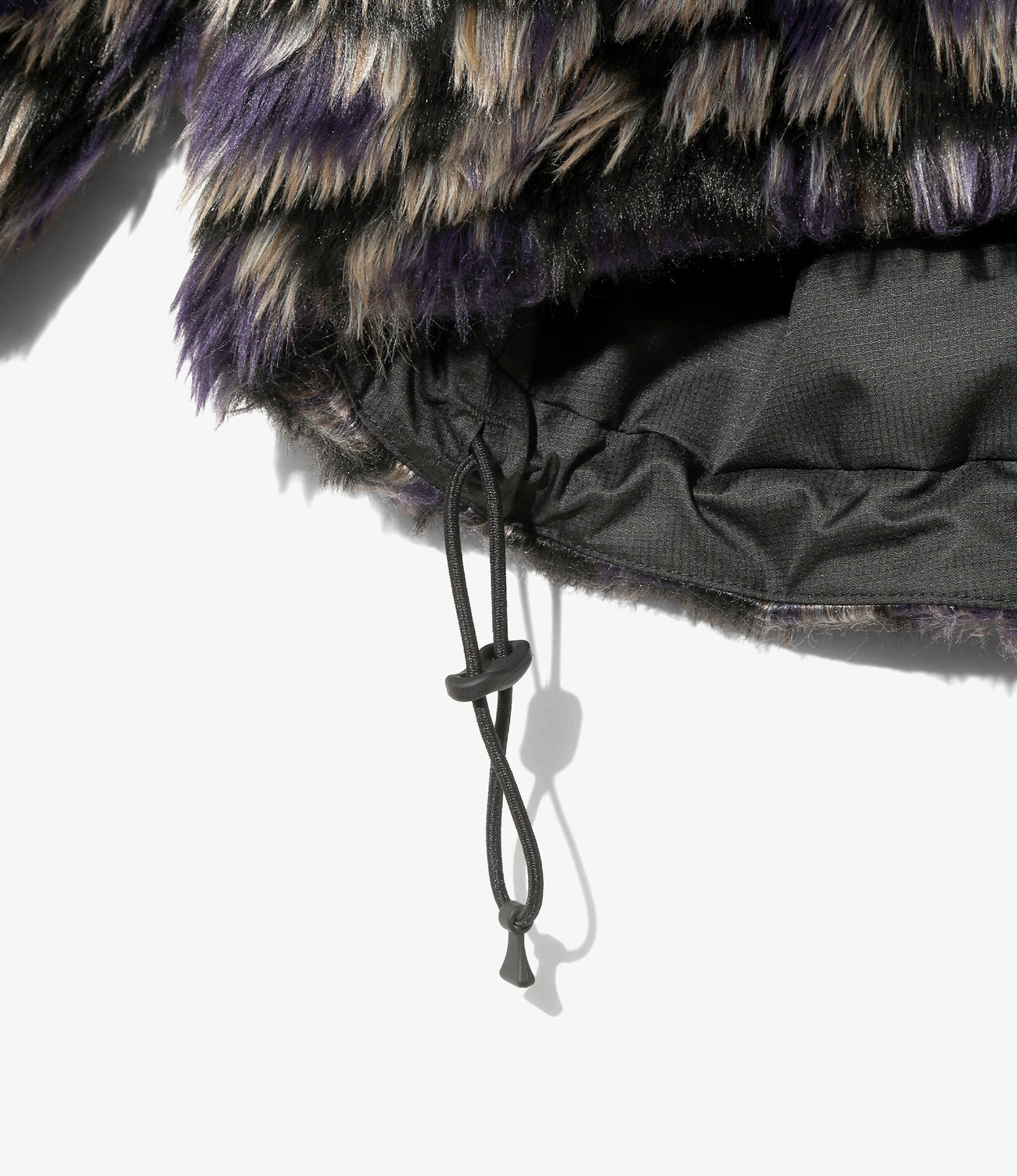 Raglan Fur Jacket - Crocodile Fur