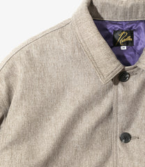 Railroad Coat - Melange Double Cloth