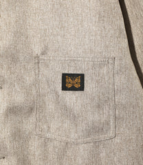 Railroad Coat - Melange Double Cloth