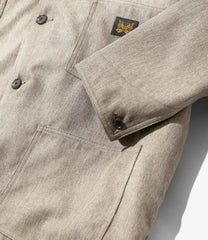 Railroad Coat - Melange Double Cloth