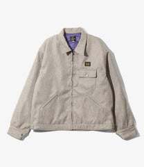 Railroad Zip Jacket - Melange Double Cloth