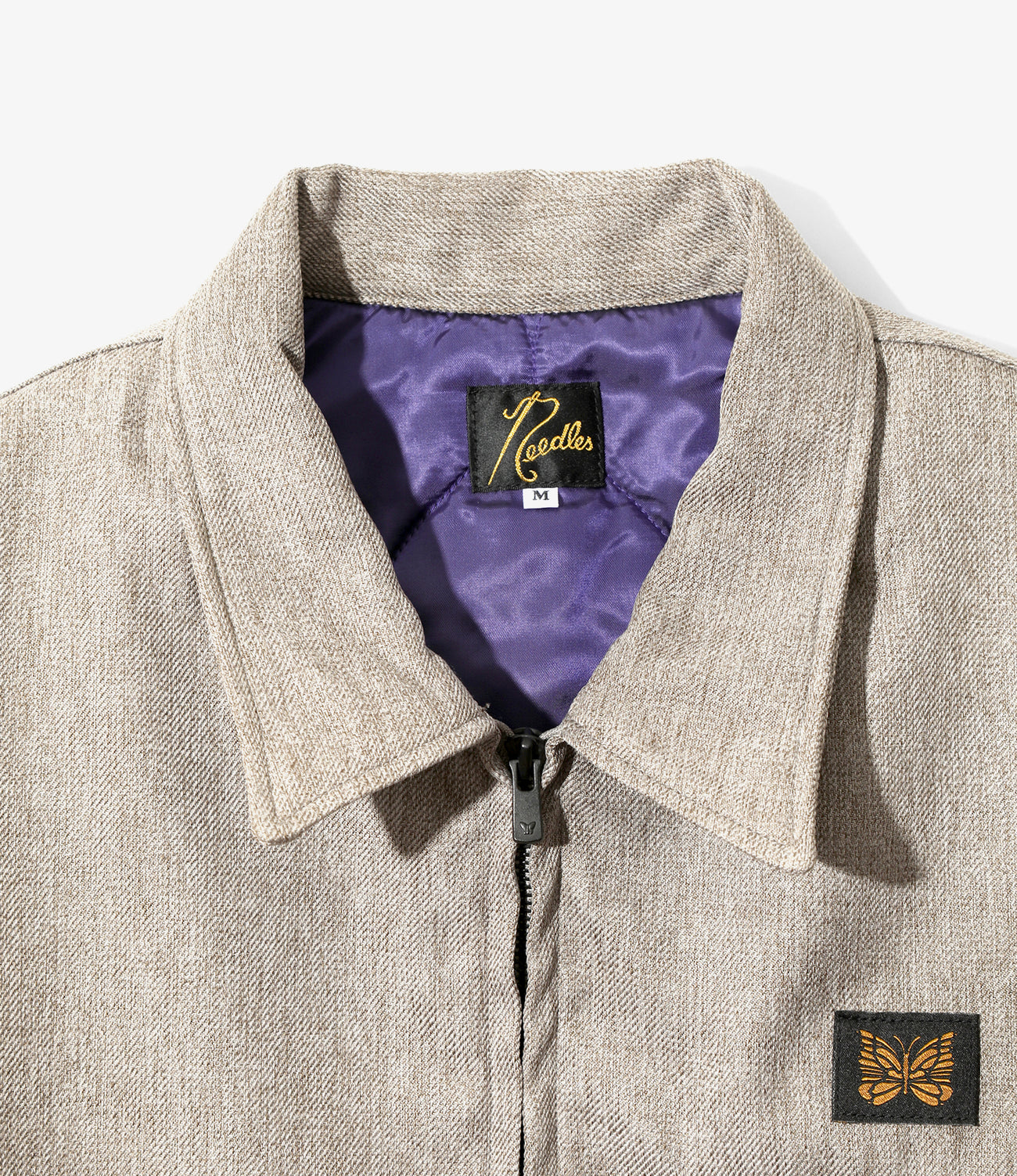 Railroad Zip Jacket - Melange Double Cloth