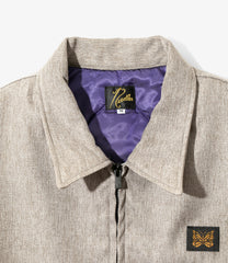 Railroad Zip Jacket - Melange Double Cloth