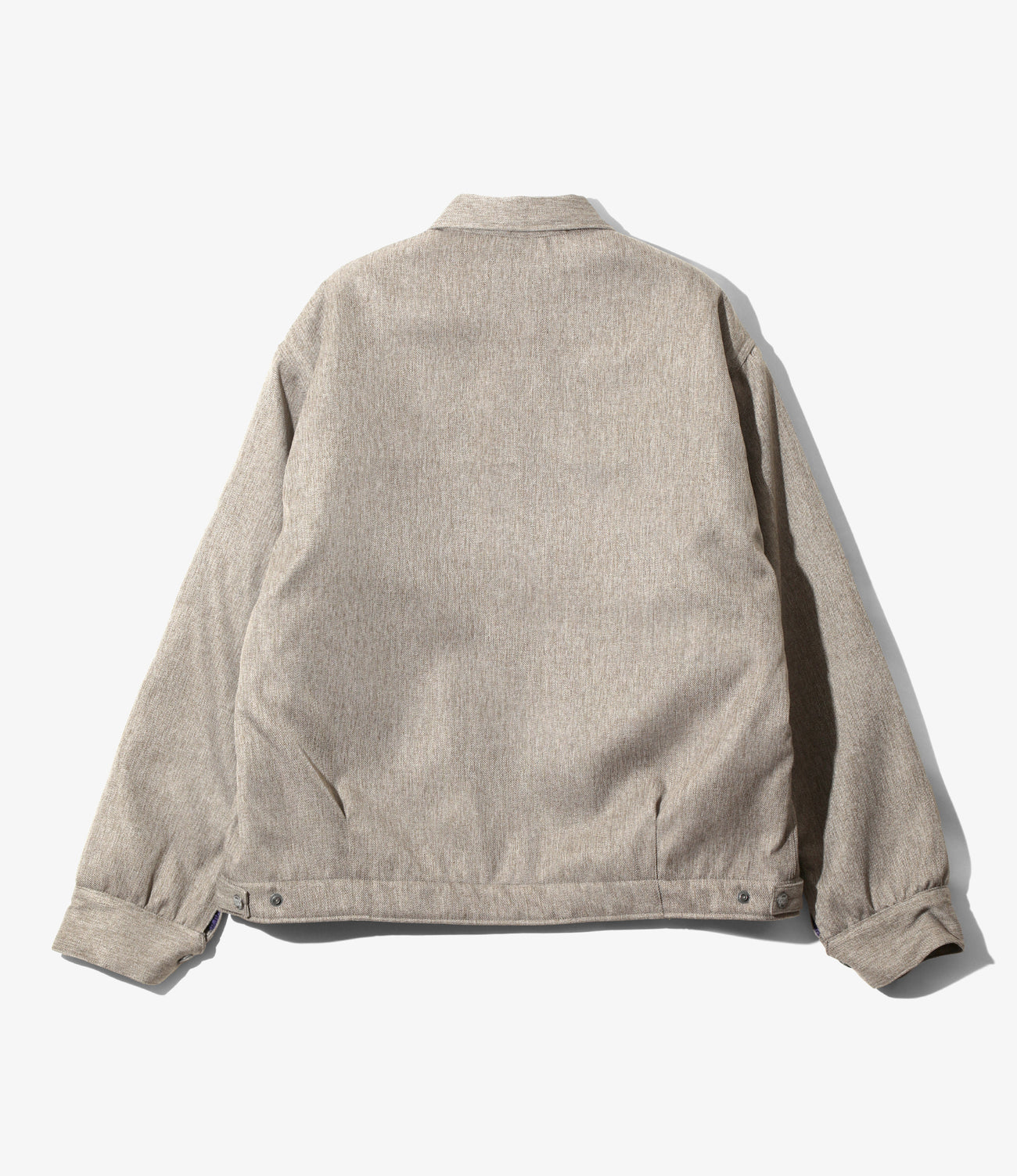 Railroad Zip Jacket - Melange Double Cloth