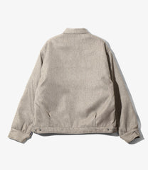 Railroad Zip Jacket - Melange Double Cloth