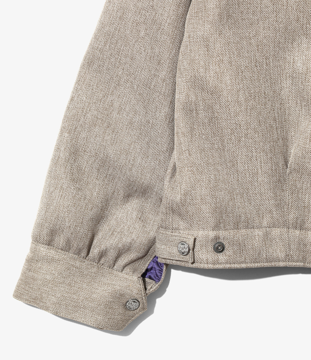 Railroad Zip Jacket - Melange Double Cloth
