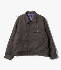 Railroad Zip Jacket - Melange Double Cloth