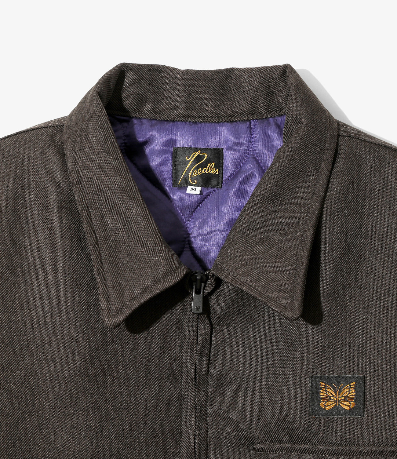 Railroad Zip Jacket - Melange Double Cloth
