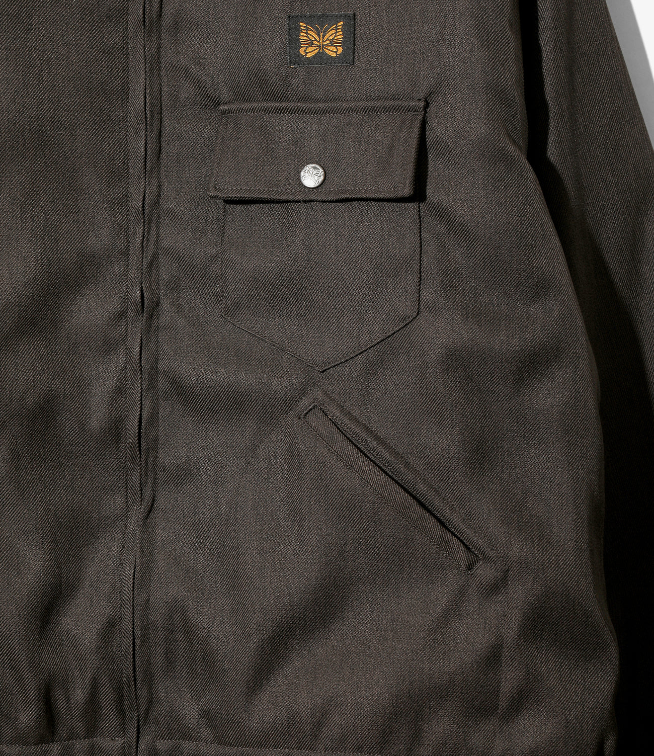 Railroad Zip Jacket - Melange Double Cloth