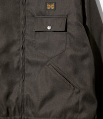 Railroad Zip Jacket - Melange Double Cloth