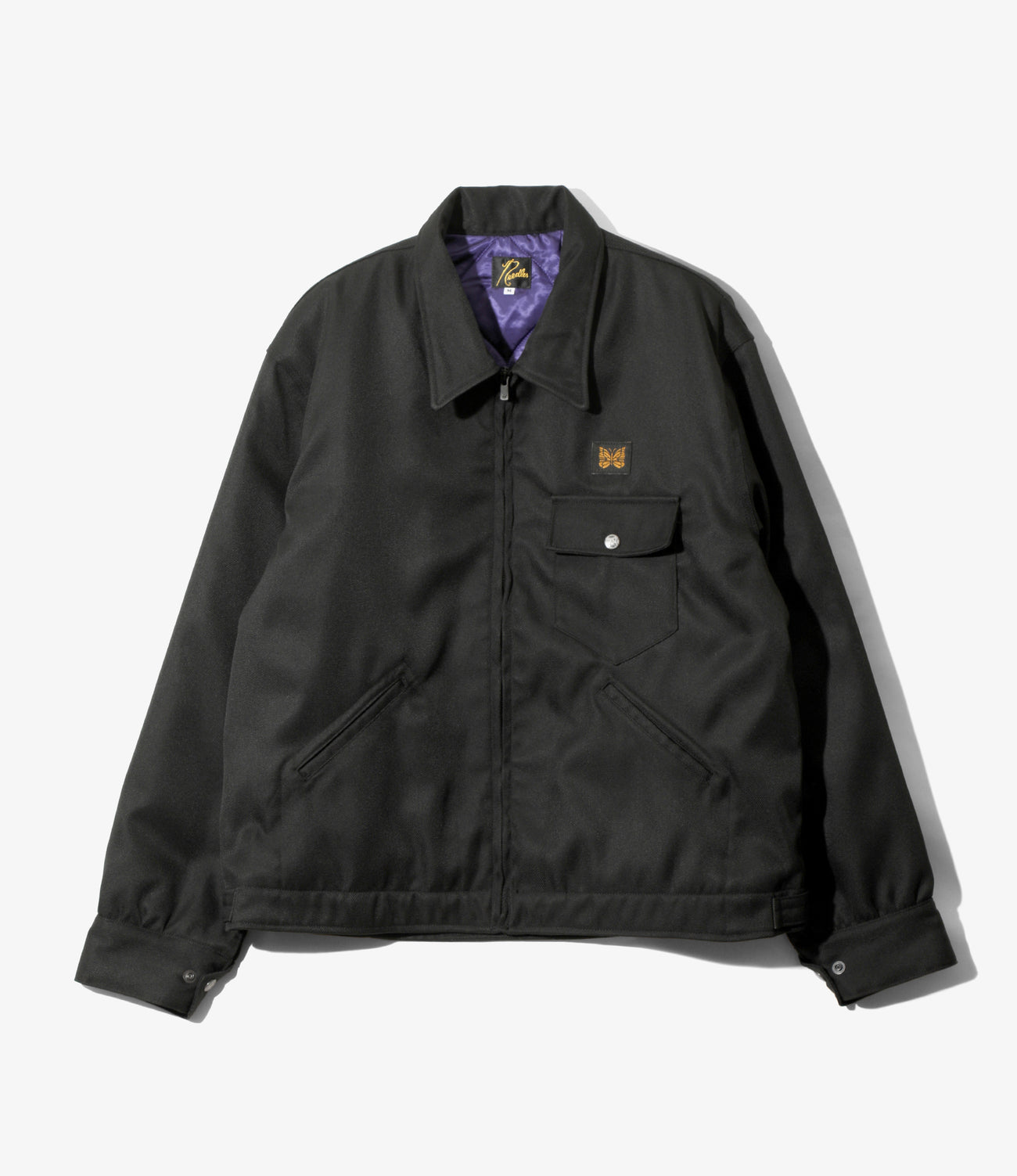 Railroad Zip Jacket - Melange Double Cloth
